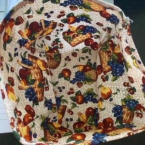 Longaberger Lo Recipe Basket Liner